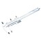 H & H Industrial Products Dasqua 0-150mm / 0-6" Stainless Steel Vernier Caliper With Fine Adjust 1490-7005 - alternate 1